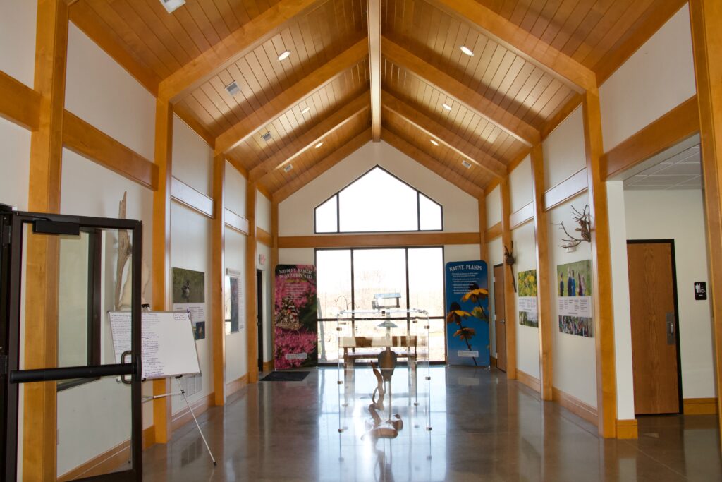 Nature Center interior hallway